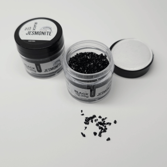 Glitzerchips 30g – Black - Schwarz